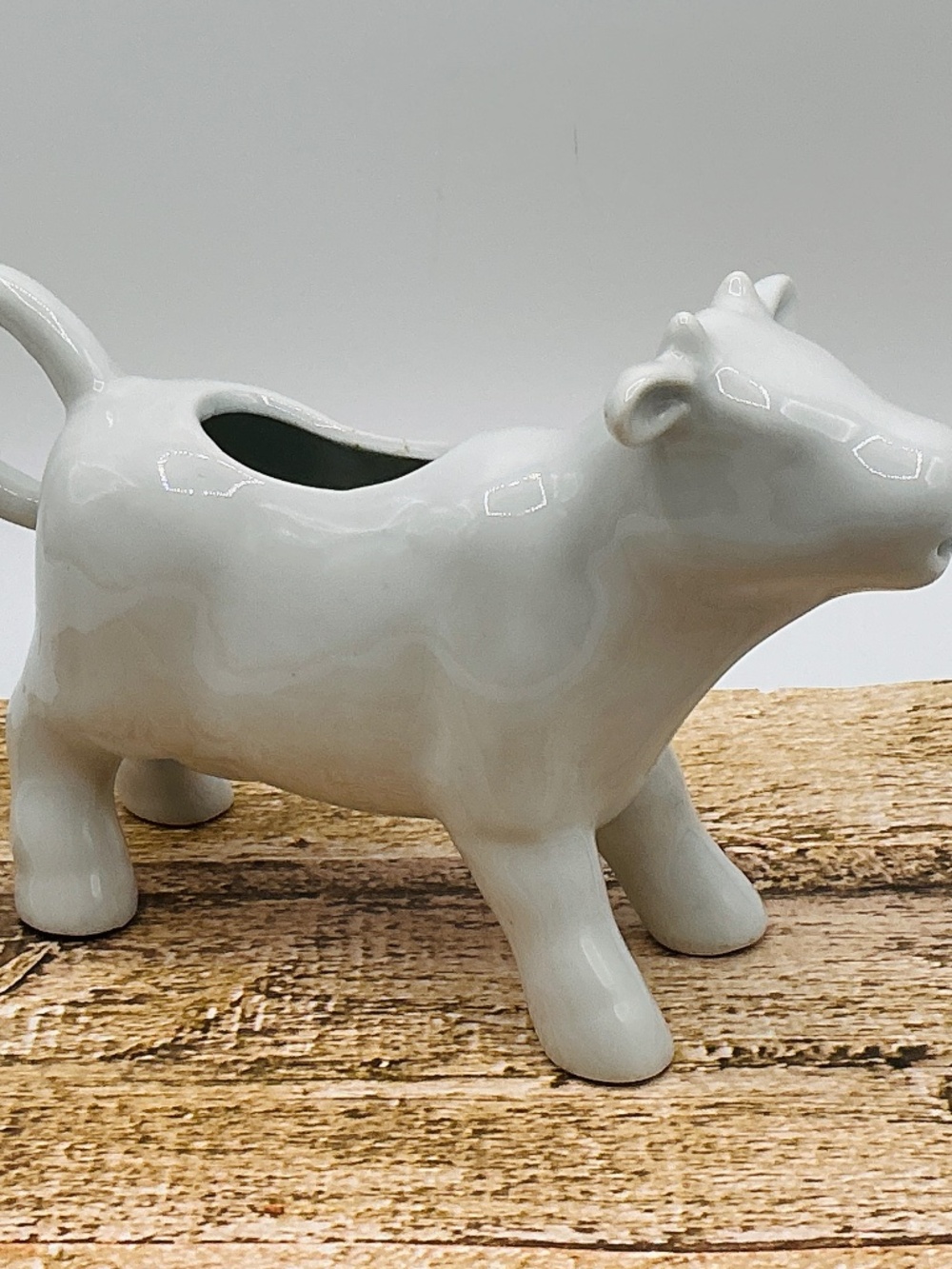 Target Home Cow Shaped Creamer Porcelain White Farmhouse Country Breakfast Table